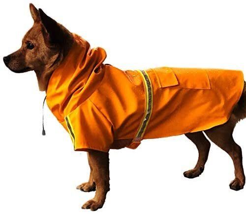 Waterproof Dog Raincoat Leisure Lightweight Dog Coat Jacket Reflective Rain Jacket with Hood for Small Medium Large Dogs Waterproof Dog Raincoat Leisure Lightweight Dog Coat Jacket Reflective Rain Jacket with Hood for Small Medium Large Dogs